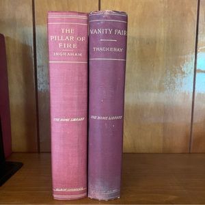 The Home Library The Pillar Of Fire Ingraham Vanity Fair Thackeray AL BURT CO